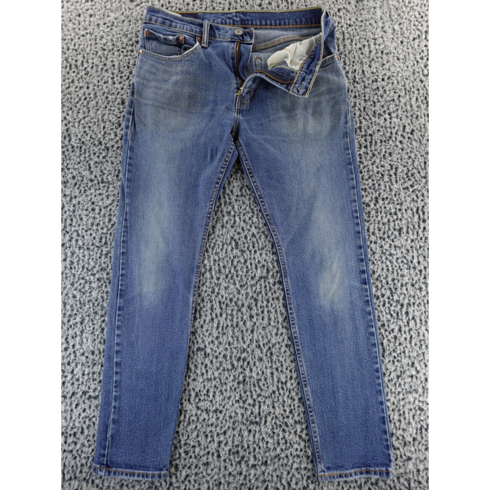 Levi's 512 Mens Regular Fit Straight Leg Blue Denim Jeans Size 31x30